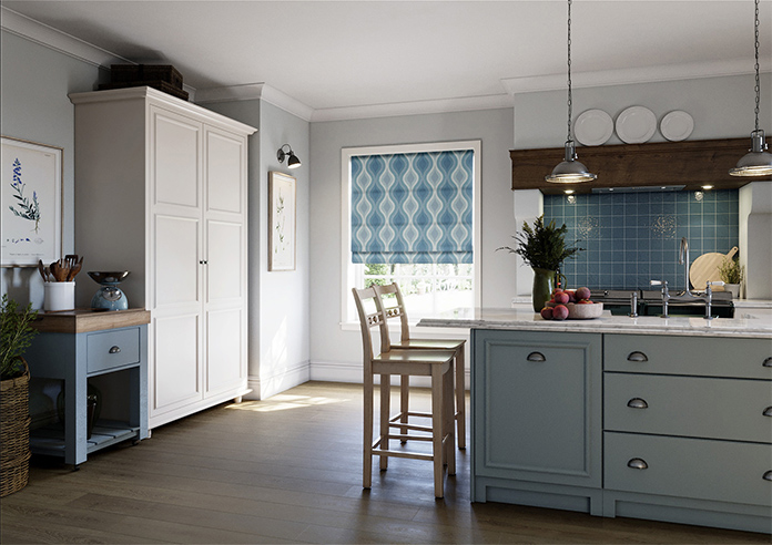 Deco, Peacock - Roman Blind - Image 7